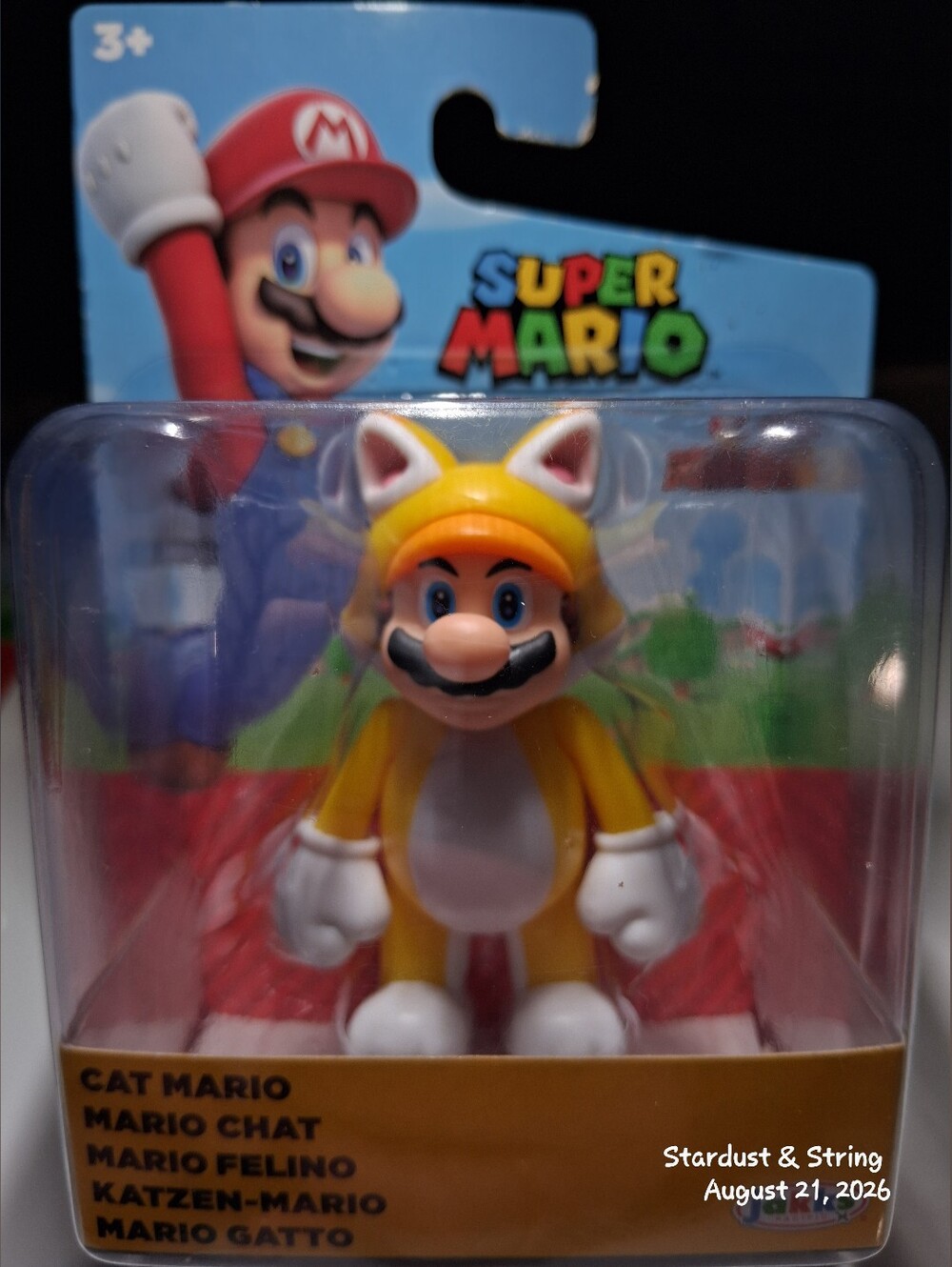 Jakks Pacific Super Mario Cat Mario 2.5 Inch Action Figure NIP